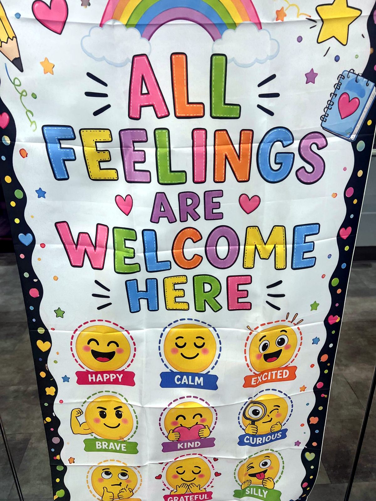 All feelings are welcome here